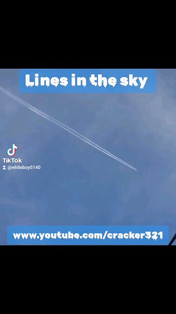 Chem Trails in the sky