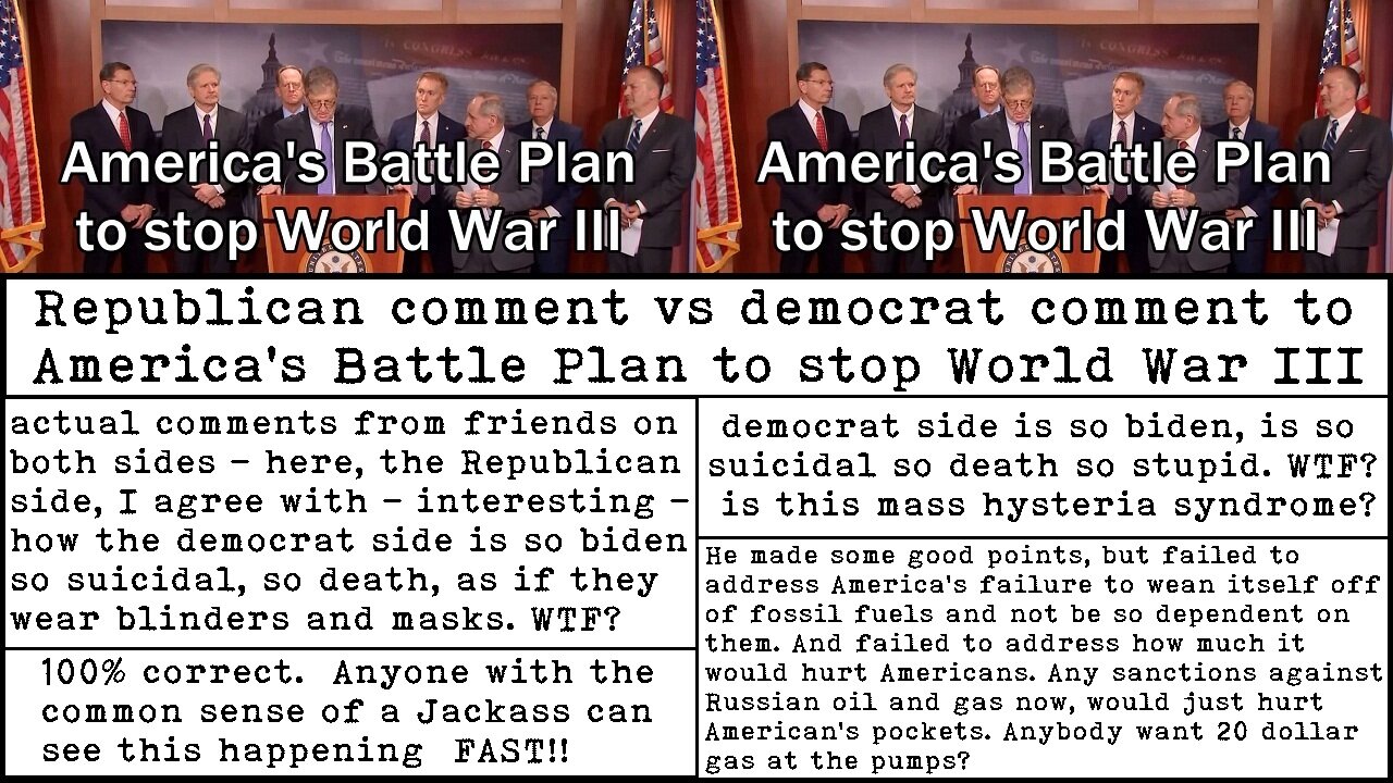 America's Battle Plan to stop World War III COMMENTS