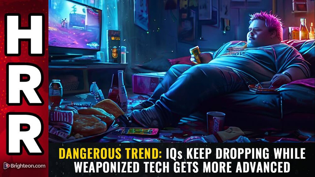 DANGEROUS TREND: IQs keep dropping while weaponized TECH gets more advanced