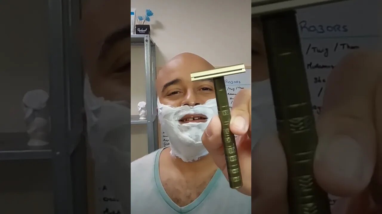 ASMR YSL kind of Shave, Mastro Miche' Stick Revisited Rive Gauche, Henson AL13 razor💈🪒 🧼 🎞️ 🎬 🎥 👌🏾💈