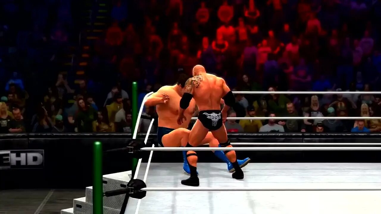 WWE 2K14 Gameplay The Rock vs Andre The Giant