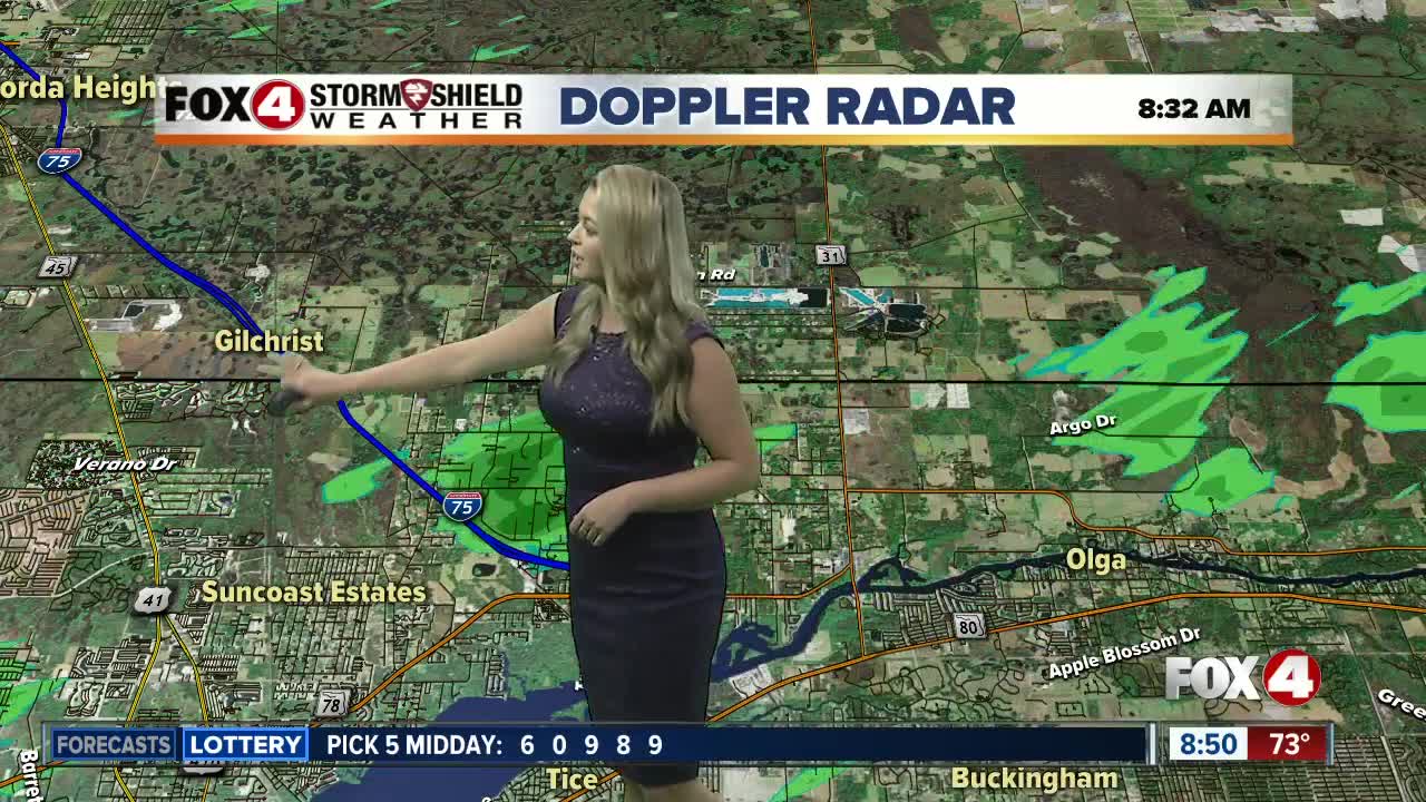 FORECAST: More clouds, breezy and scattered showers for Thursday