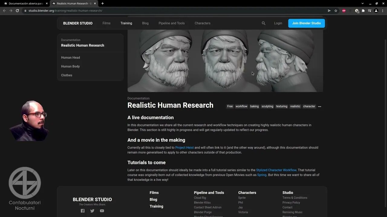 Blender Studio_Investigacion de metodos para lograr el realismo en figura humana.