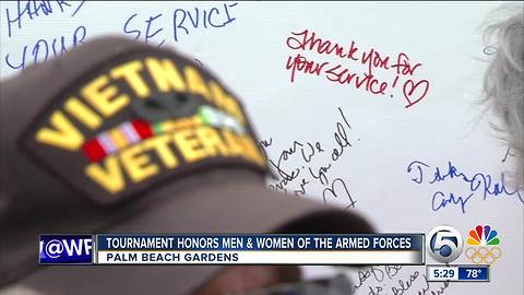 Honda Classic golf tournament honors veterans