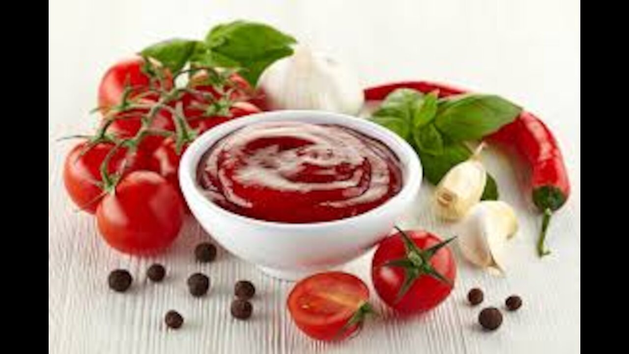 Ketchup caseiro com um toque FISHY