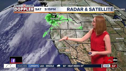 One more day of heat then rain chances headed our way