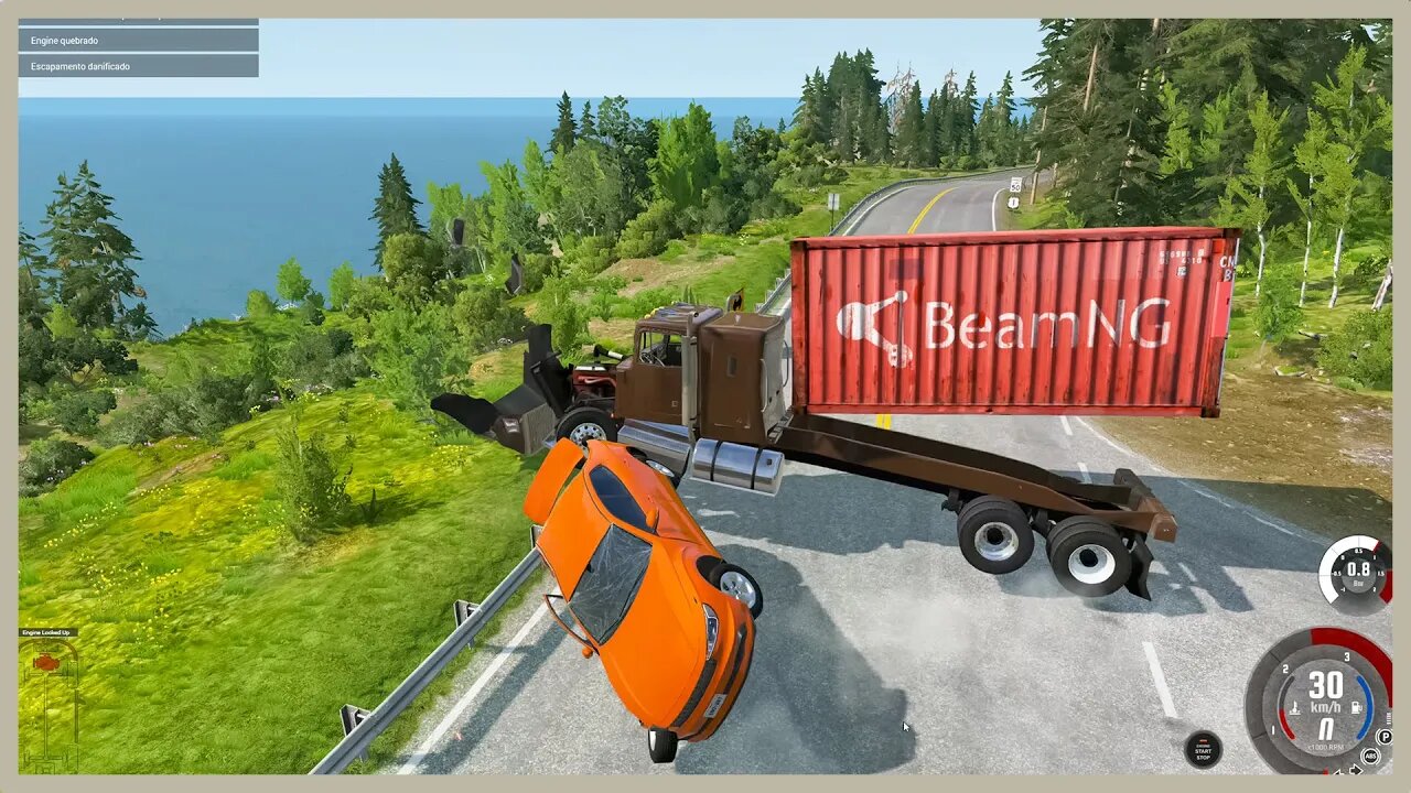 TruckFails | Trucks no Breake #54 | BeamNG.Drive |TrucksFails