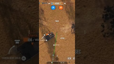 World of Tanks: Got a good shot :)