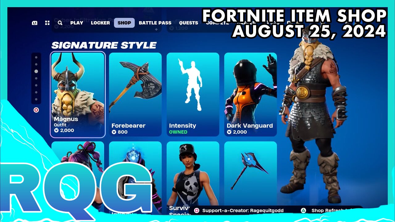 THIS IS ALL THATS CHANGED...+SOCCER SKINS. FORTNITE ITEM SHOP (August 25, 2024)