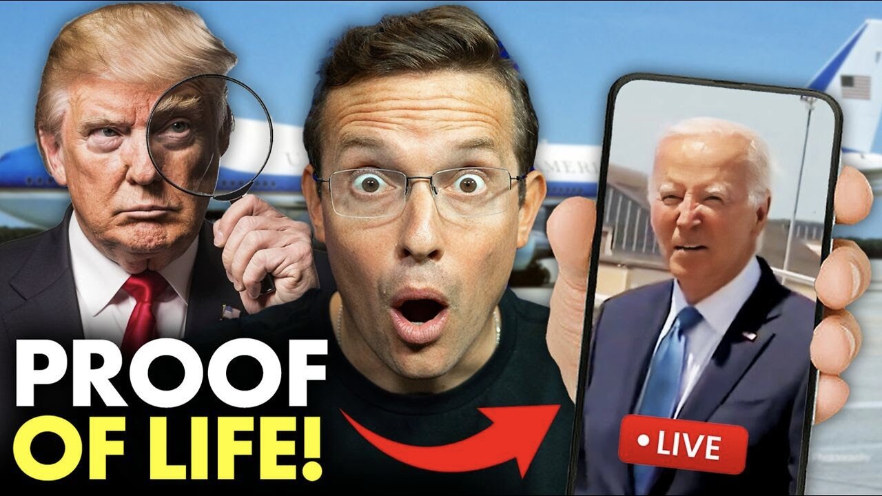Biden Proof Of Life!? A Weak, Sickly Joe Appears on TV Can Barely Walk