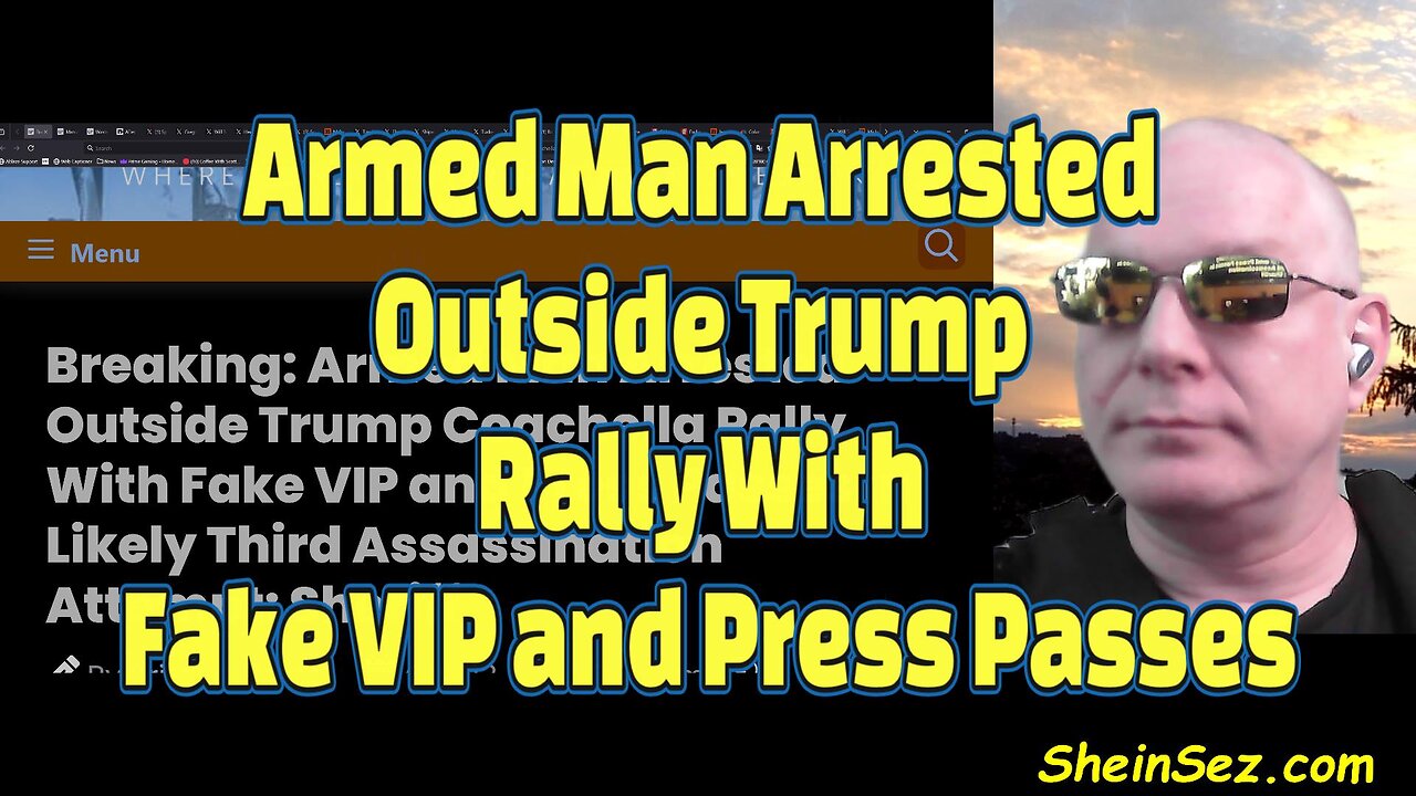 Armed Man Arrested Outside Trump Rally With Fake VIP and Press Passes-680