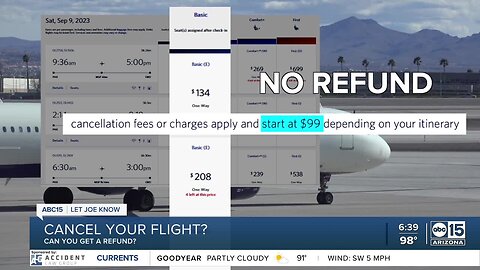 Refund or credit when canceling a flight? Navigating airline policies