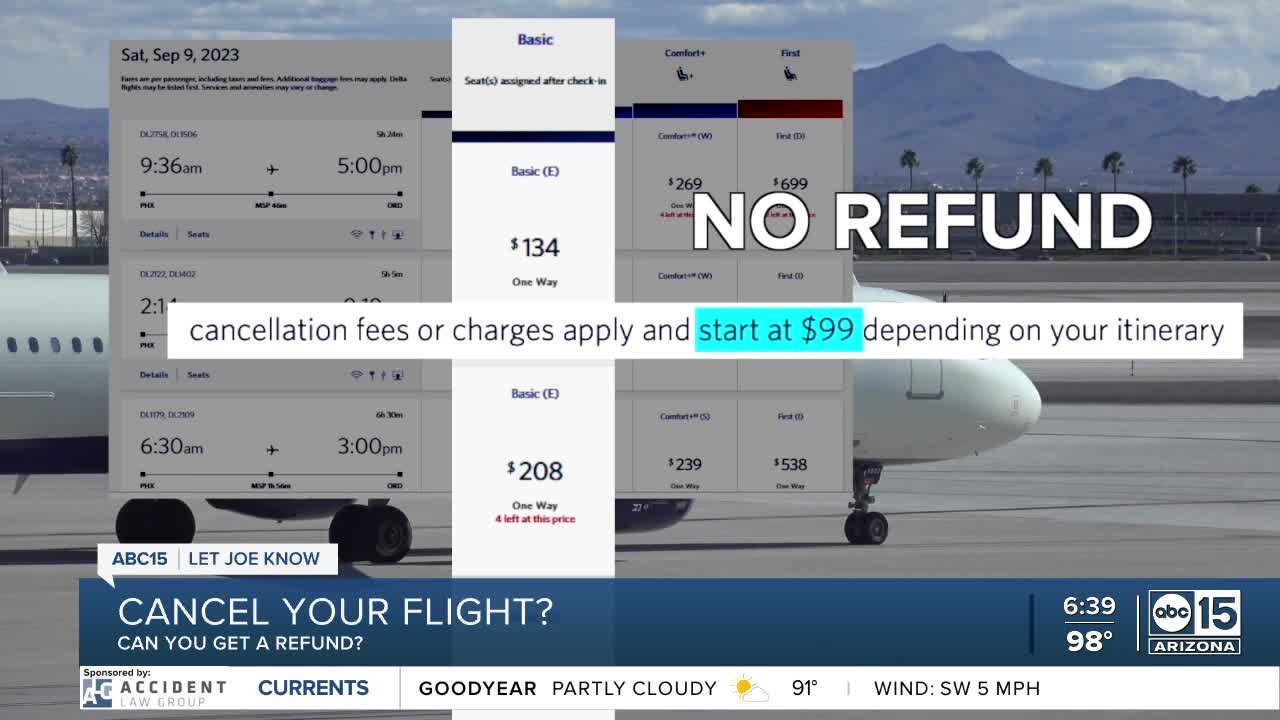 Refund or credit when canceling a flight? Navigating airline policies