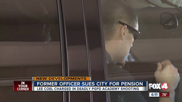 Fired officer suing city for pension