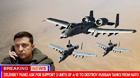 🔴 Panic ! After the f-35 was rejected-Now Request 3 units In the Air Monster A-10 destroyer to NATO