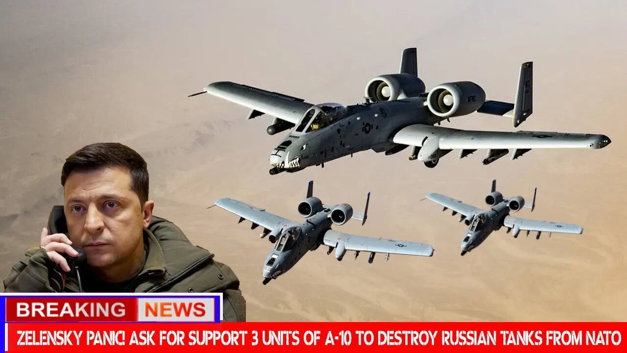 🔴 Panic ! After the f-35 was rejected-Now Request 3 units In the Air Monster A-10 destroyer to NATO