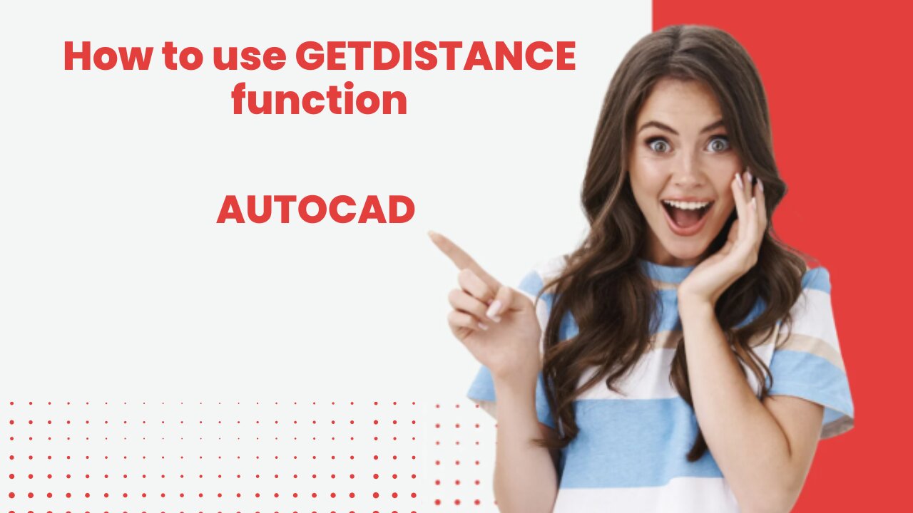 How to use Getdist function Autolisp| Autocad GetDistance function