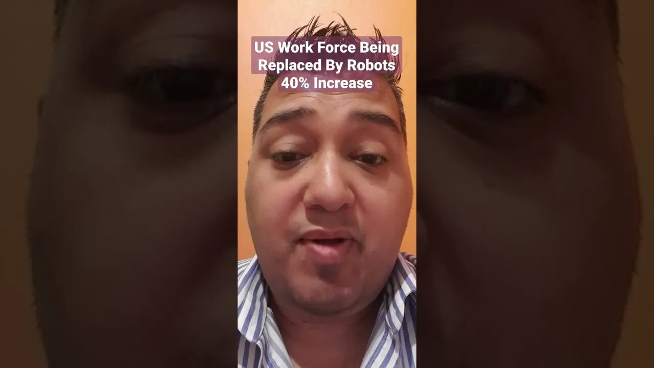 #US #Work #Force Being Replaced By #Robots 40% Increase https://t.me/IndependentNewsMediaChat
