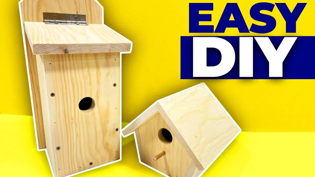 Step-by-Step Simple DIY Birdhouses