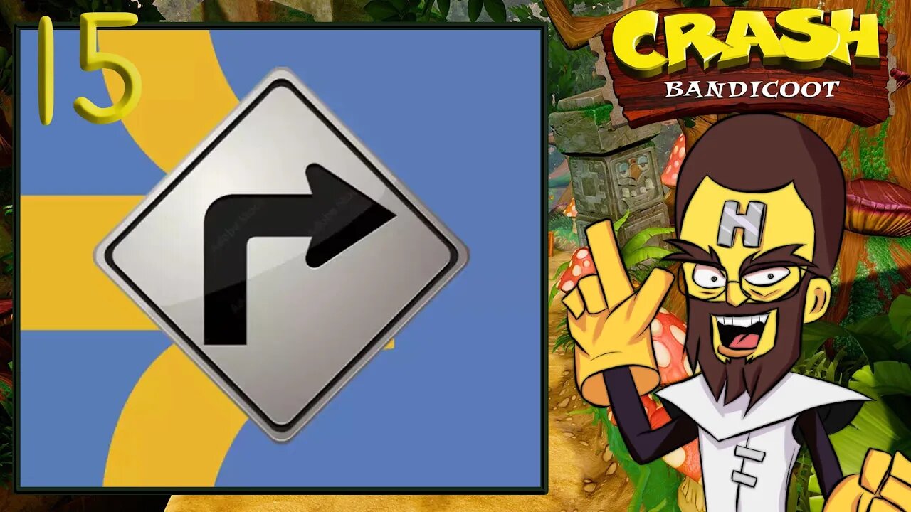 O CAMINHO MAIS FÁCIL É A DIREITA - Crash Bandicoot 1 #15