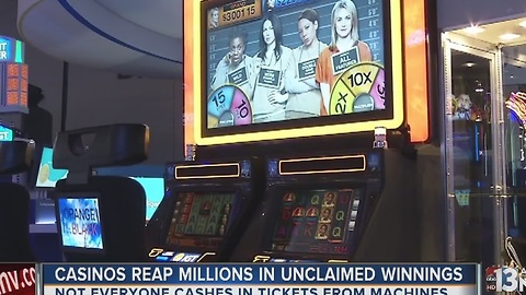 Nevada reaps $35M in 5 years from unclaimed casino winnings