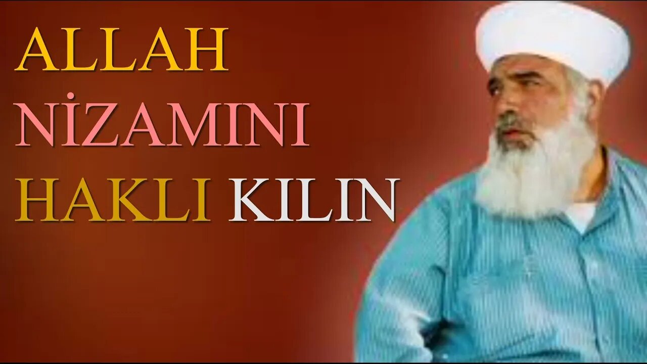 TİMURTAŞ HOCA EFENDİ SOHBETLERİ (ALLAH NİZAMINI HAKLI KILIN.)