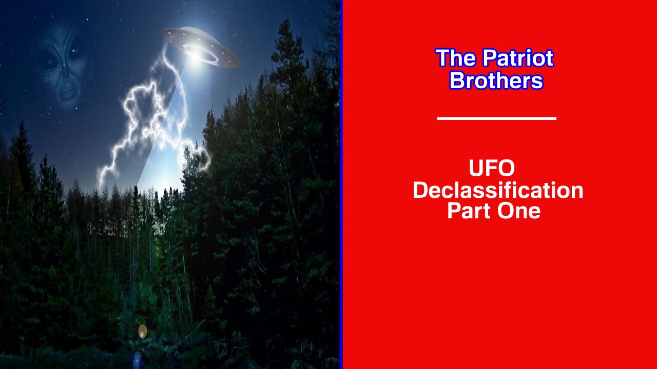 UFO Declassification: Part One