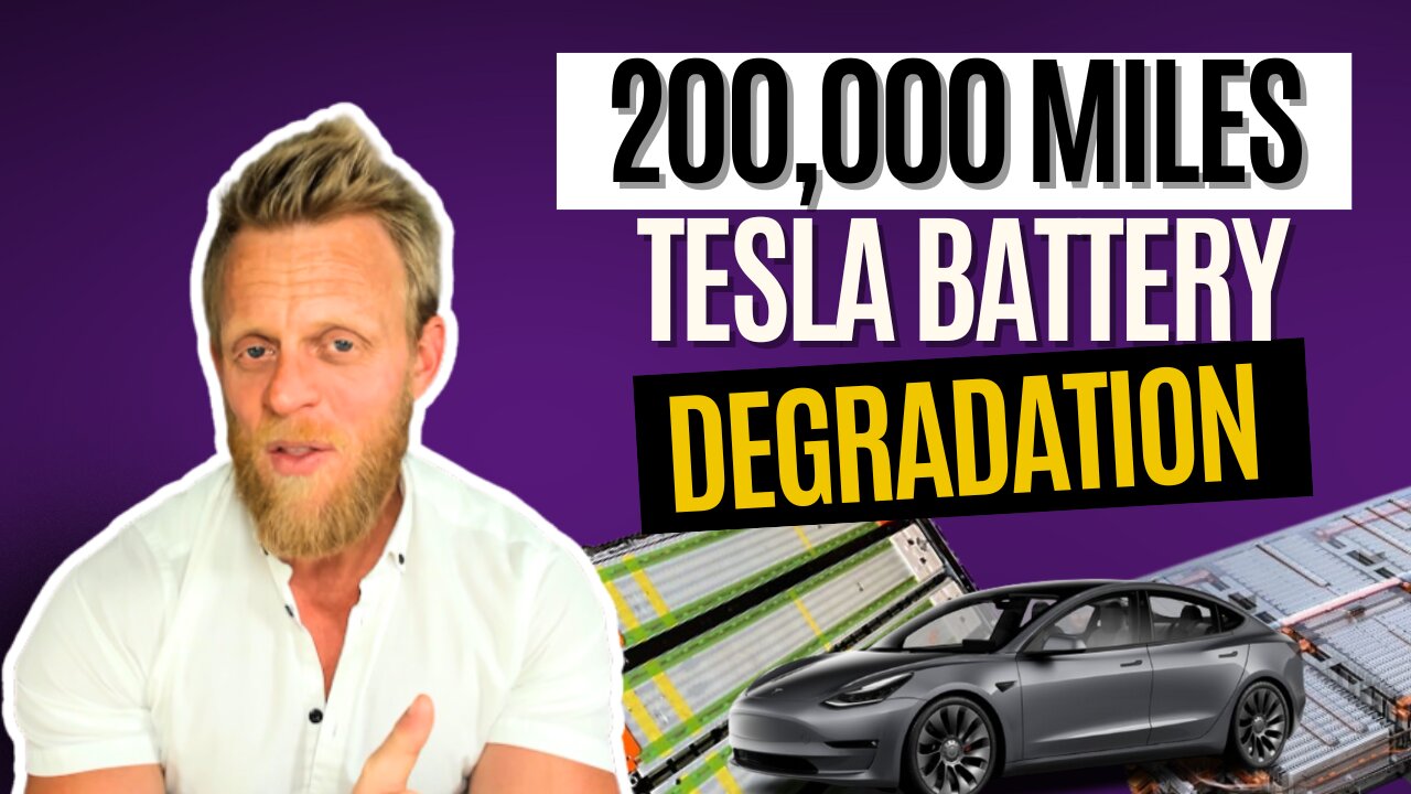 Tesla Model 3 batteries Degrade by this much after 200,000 Miles