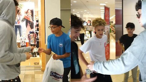 SURPRISING FANS WITH $1000! ($1000 SURPRISE)