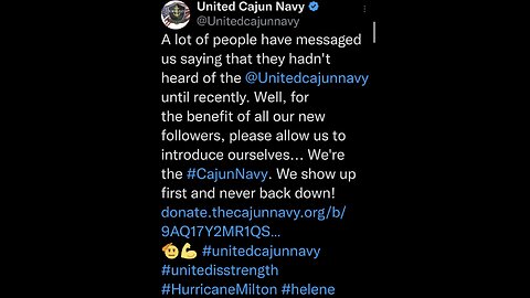 United Cajun Navy ❤️ | 🇺🇸