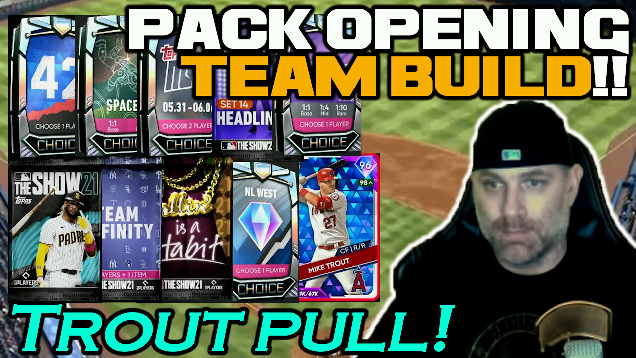 HUGE Pack Opening Ranked Team Build and Trout Pull! MLB the Show 21