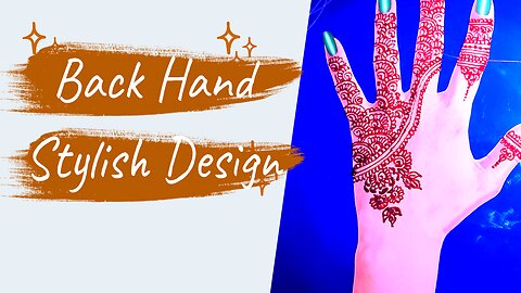 Unique Henna Mehndi Design Simple marriage special