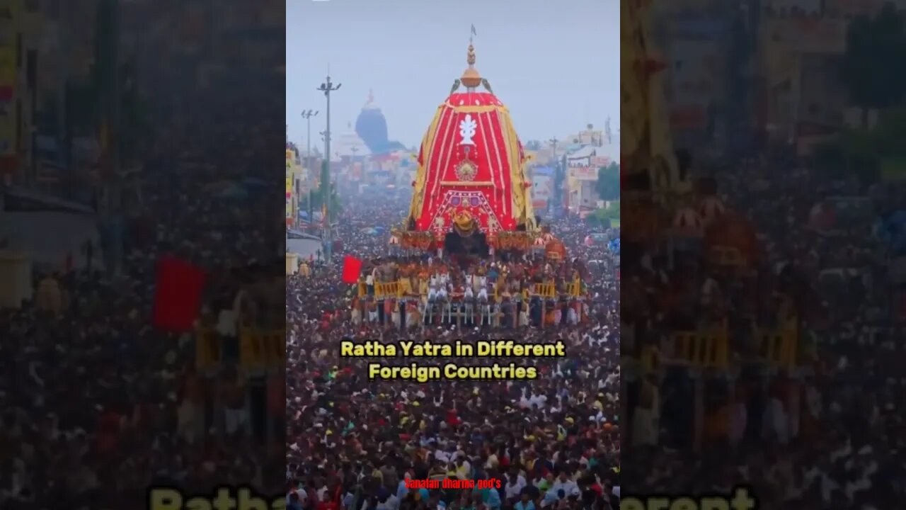 रथयात्रा दूसरे देशों में ❤️❤️🚩🚩🚩🕉️ #viral #rathyatra #shorts #short #shortvideo #youtube