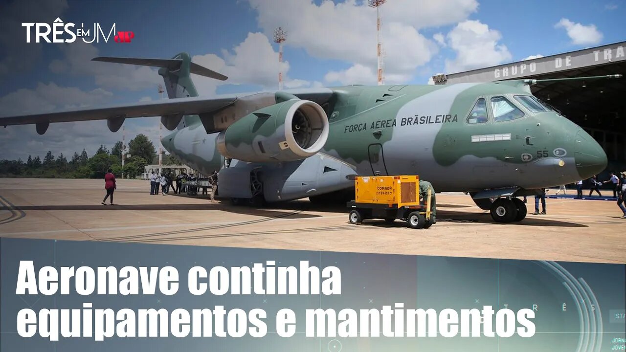 Avião da FAB aterrissa na Polônia para auxiliar refugiados ucranianos