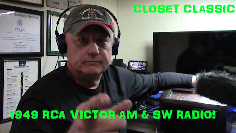 AirWaves Episode 46: Closet Classic, 1949, RCA AM/SW Radio!