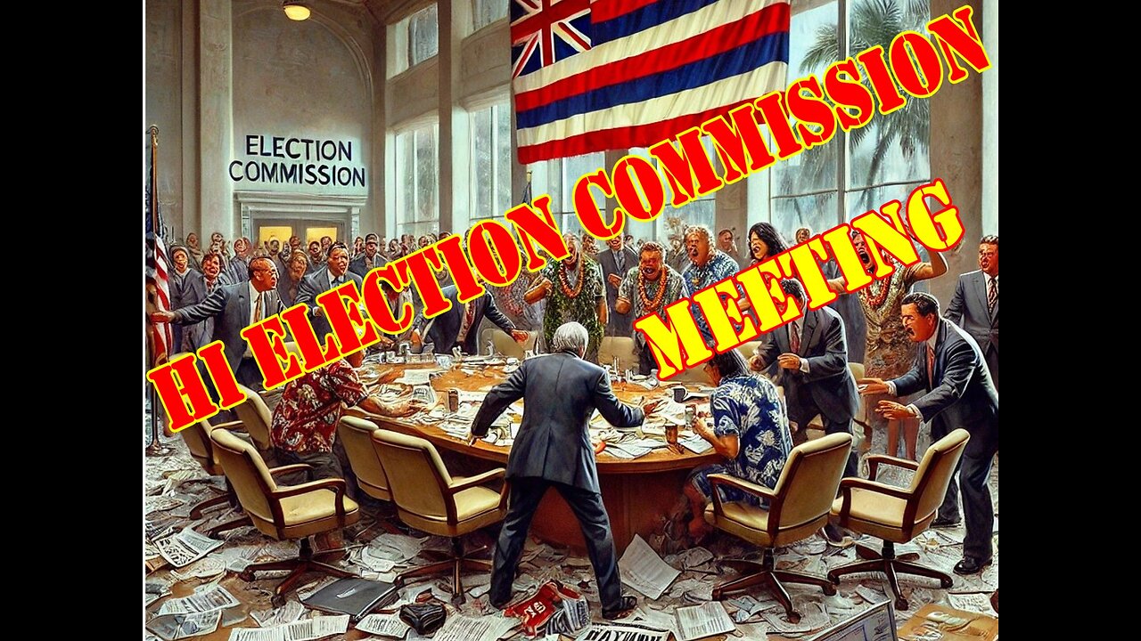 We The People Connection - HI Election Commission Meeting - Solutions