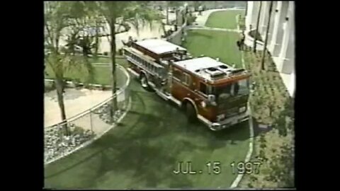 Netlon Reflex Mesh Elements - Fire Department demonstration - Carlsbad, CA.