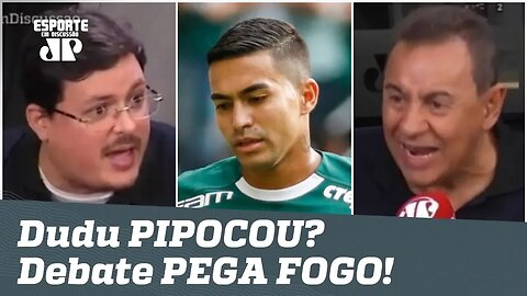 Dudu PIPOCOU ao não bater pênalti contra o São Paulo? Debate PEGA FOGO!