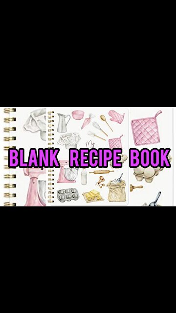 blank recipe book| blank recipe books to write in |#recipe |susantha 11| #Shorts
