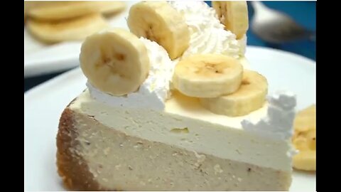 Fresh Banana Cream Cheesecake