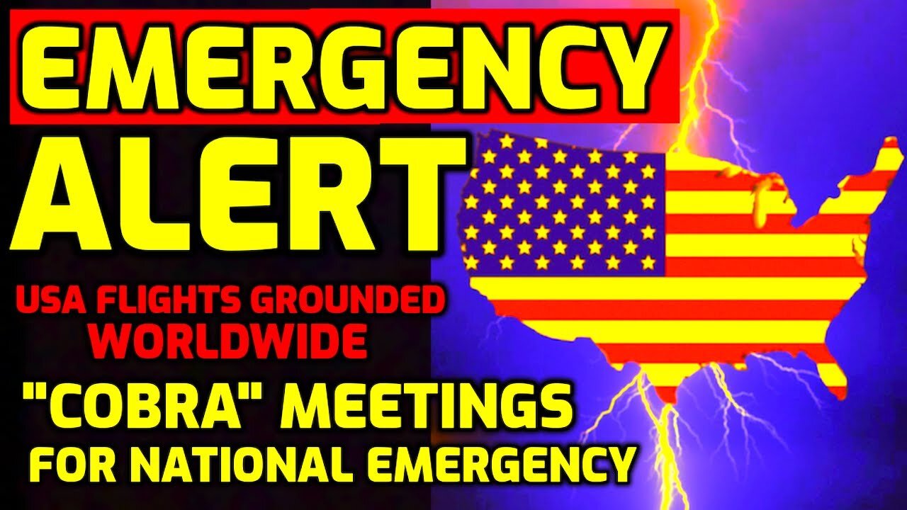 EMERGENCY ALERT!! ⚠️ USA FLIGHTS GROUNDED GLOBALLY - EMERGENCY COBRA MEETINGS - WORLDWIDE BLACKOUT