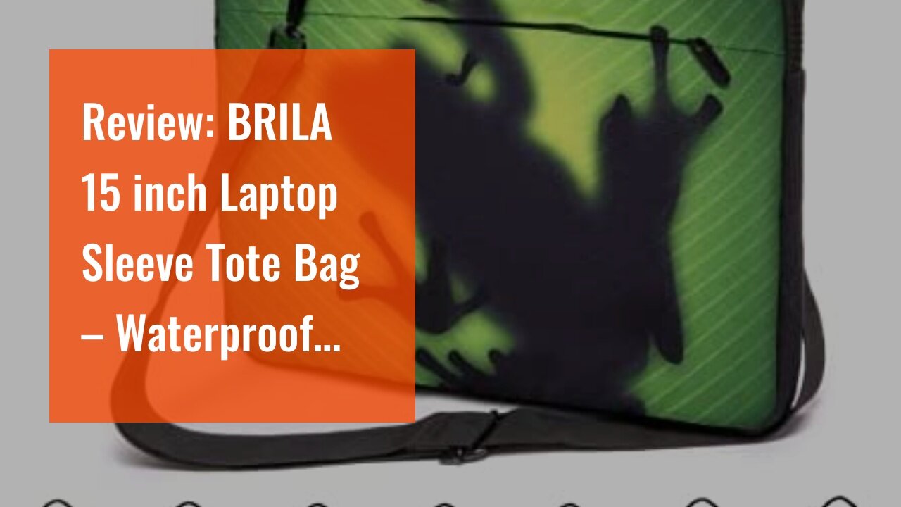 Review: BRILA 15 inch Laptop Sleeve Tote Bag – Waterproof Neoprene Soft Carrying Case Cover Bag...