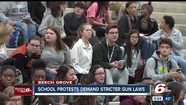 Beech Grove High School holds "Walk-In" in response to gun laws