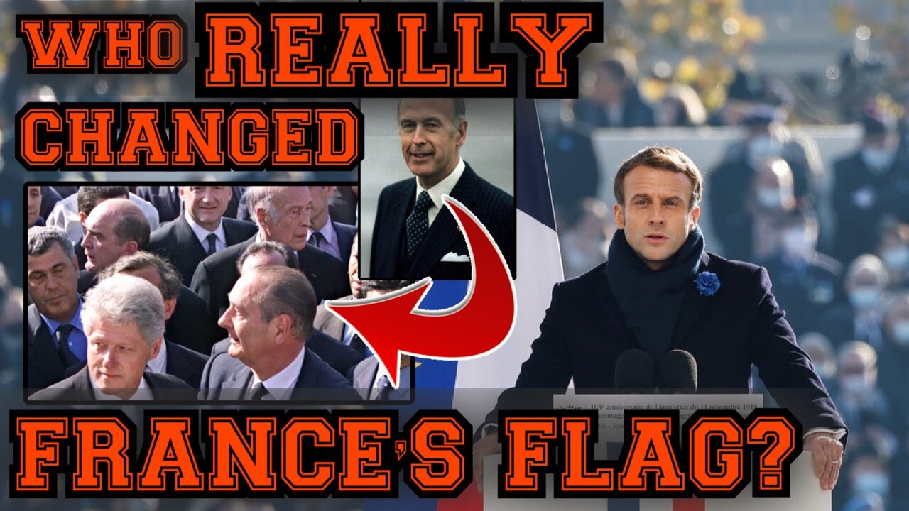 FRENCH PRESIDENT CHANGES THE FLAG...