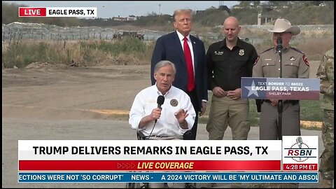 Gov Greg Abbott RIPS Biden For Visiting A Sanitized Section Of The Border