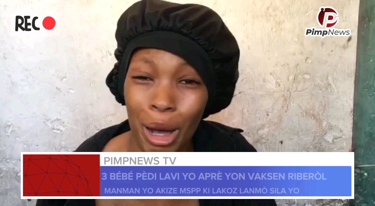 3 bebe fè wout san chapo aprè yon vaksen Riberòl