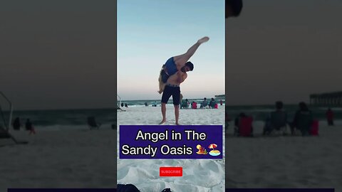 Angel on The Beach 🏖️💃#swingdance #countrydance #coupledance #partnerdancing #acrodance #dancing