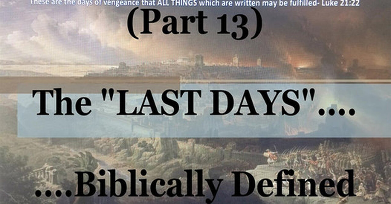 #13) Ezekiel 38-39: Introduction to Gog of Magog (The Last Days....Biblically Defined Series)