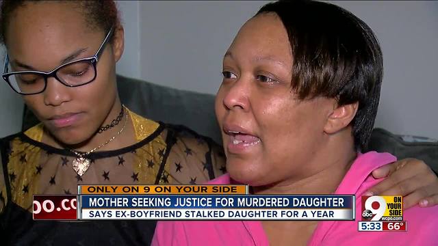 Mom says suspect stalked, killed her daughter