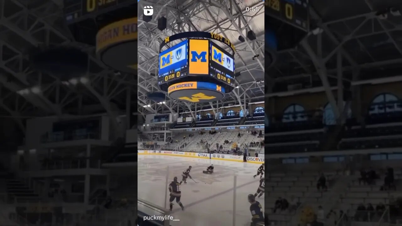 Yost Arena #hockeygram #hockey #hockeygame #universityofmichigan #hockeygram hockeylover #shortvideo